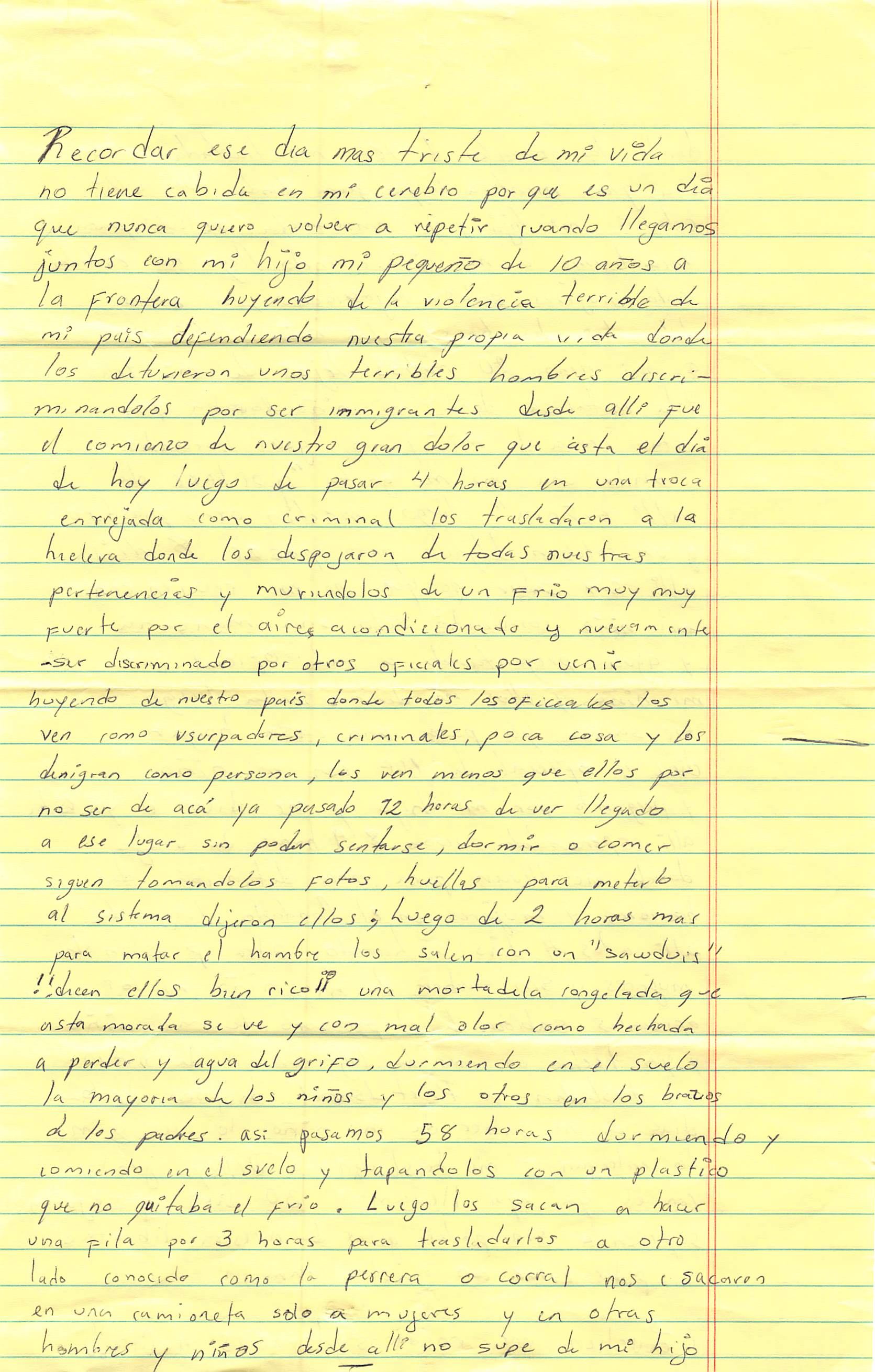 Luna's Handwritten Letter Part 1
