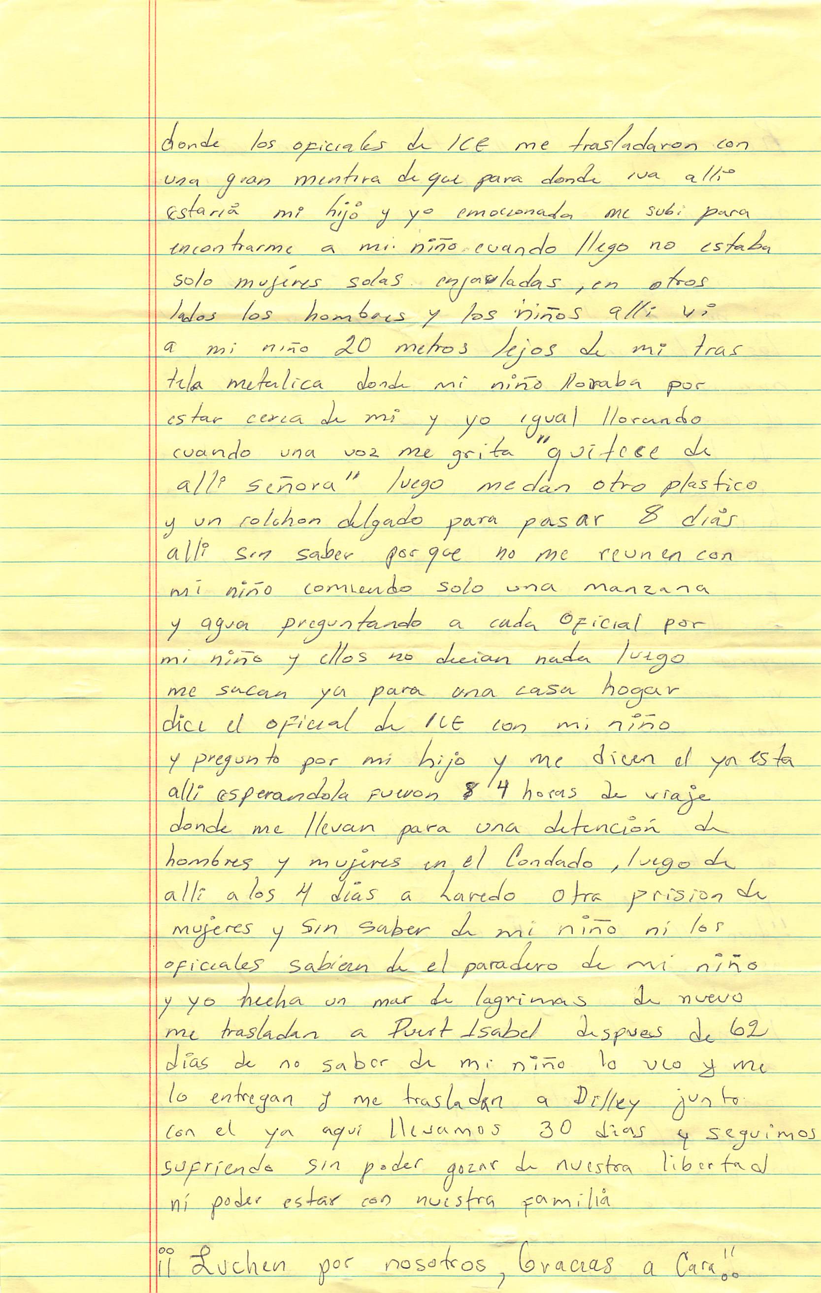 Luna's Handwritten Letter Part 2
